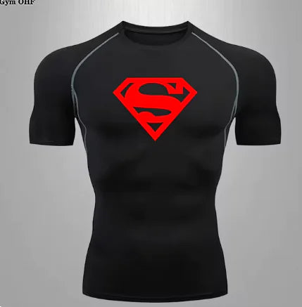 Men's Sports Quick Dry T Shirt Compression Gym